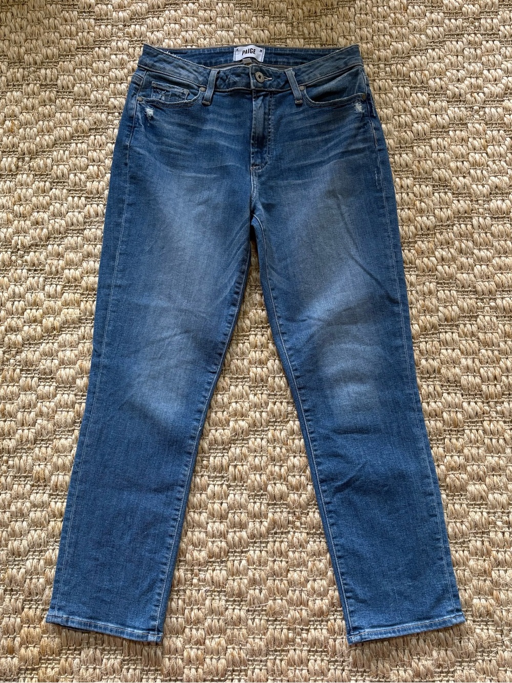 Paige High Rise Jimmy Jimmy Crop Jeans